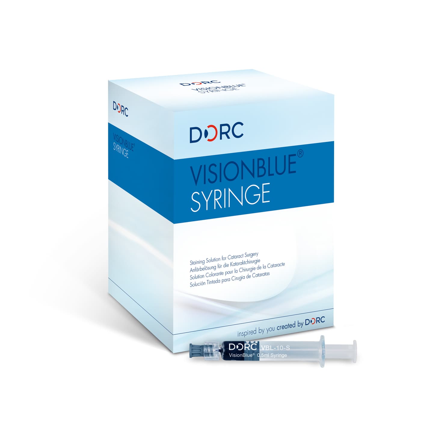 VisionBlue 0.5 mL syringe Image (med-zoom)